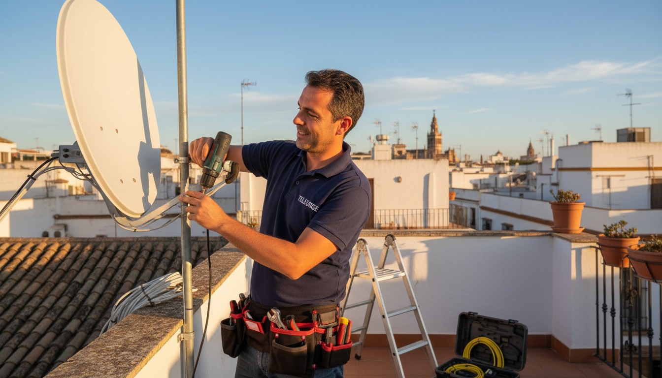 Antenas en Málaga — Servicio profesional